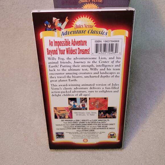 Jules Verne 3 Classic movies VHS Box Set 1998: 20000 Leagues, Around the World - Picture 3 of 10